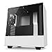 NZXT H500 – Compact ATX Mid-Tower Case – Tempered Glass Panel – All-Steel Construction – Enhanced Cable Management System – Water-Cooling Ready - White\Black