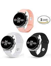 Lamshaw   Correa de repuesto para Skagen Falster (silicona, con orificios de ventilación, para Skagen Connected Falster Smartwatch)