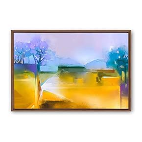 Framed Color Abstract Home Artwork for Living Room Bedroom