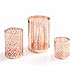 Danya B. Set of 3 Rose Gold Filigree Hurricanes
