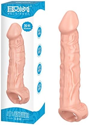 Male Vibrant Enhancing Sleeve Sleeve Extender Extension Enlarger Sheath Toy for Adults (Small Code)