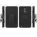 Note Edge Case, Elegant Choise Hybrid Shockproof Kickstand Holster Case Cover with Belt Clip for Samsung Galaxy Note Edge £¨Black£