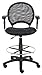 Boss Office Mesh Drafting Stool W/Adjustable Arms (B16216)