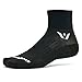 Swiftwick- ASPIRE TWO Running & Cycling Socks, Firm Compression Fit (Black, Medium)