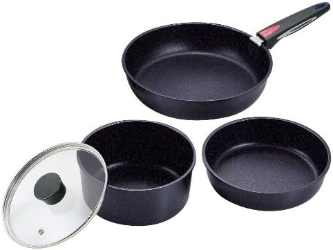 Pearl Blue Diamond Court for IH system Marisuta cookware set of 5 H-8318