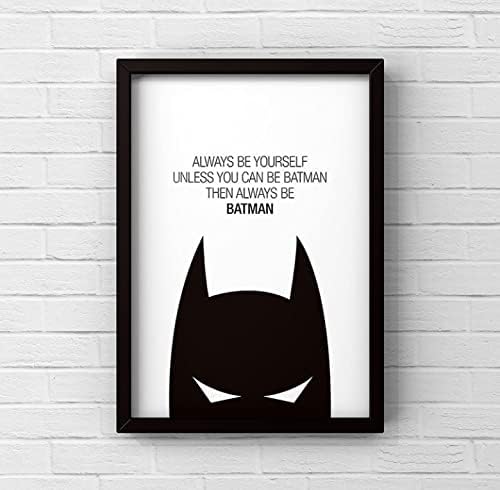 Square Frame Batman سعر BATMAN FRAME FOR YOUR ROOM DECIR - HOME DECOR (30x40cm, Black) فى ...