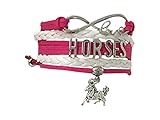Infinity Collection Girls Horse Charm Bracelet, Horse Lovers Equestrian Jewelry- Perfect Gift For Women and Girls