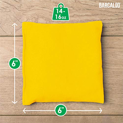 image for Barcaloo All Weather Cornhole Bean Bags Set of 8 - Duck Cloth, Regulat