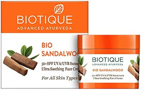Bio Sandalwood Face and Body Sun Cream SPF 50 Protector solar UVA/UVB: Amazon.es: Belleza