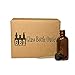(12 Pack) 2 oz. Amber Boston Round with Black Glass Dropper