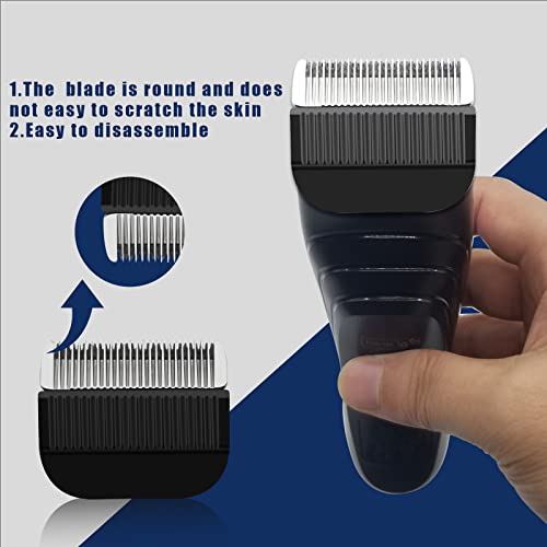 2PCS Black Professional Hair Clipper/Trimmers Snap-On Replacement