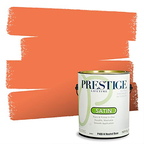 PRESTIGE Paints Interior Paint and Primer In One, 1-Gallon, Satin, Comparable M…