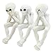 Ebros Glow in The Dark See Hear Speak No Evil Alien Shelf Sitters Set of 3 Extra Terrestrial Creatures Alien Figurines