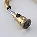 KES Brass Bar Sink Faucet with Pull Down Sprayer Head Modern Single Tall Large Commercial Pullout Kitchen Faucet Sprayer Pulldown High Arc Gooseneck Polished Gold Finish, L6933-4