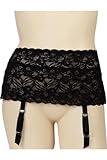 Plus Size Floral Lace Garterbelt Lingerie