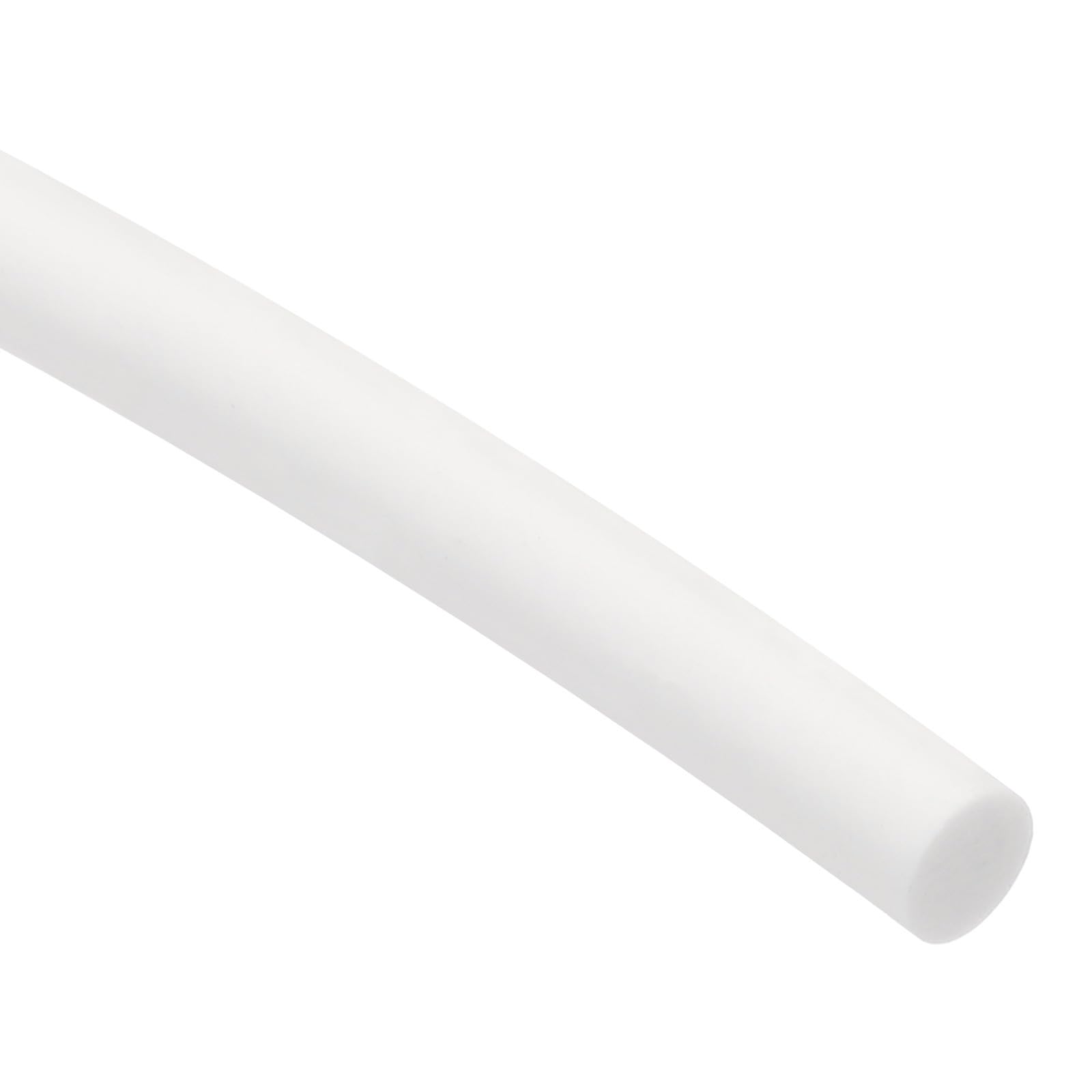 Photo 1 of uxcell Silicone Foam Seal Weather Strip 3.5mm(1/8 inch) 2.5m 8ft Sponge Rubber Cord Solid White
