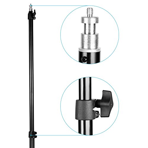 Neewer 4 Pieces BiColor 660 LED Video Light and Stand Kit Includes