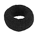 uxcell Hairstyling Black Terry Ponytail Holder 1.6
