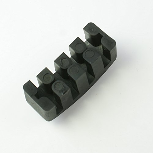Ultra Heavy Rubber Practice Mute for 3/4 - 4/4 Cello ,Black