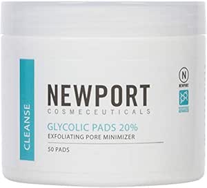 cleansing glycolic acid pads face