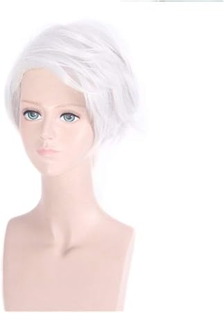 Amazon Zhaoxin Chen ノー前髪抗ア短い髪のかつらメンズシルバー Color As Shown Zhaoxin Chen ビューティー 通販