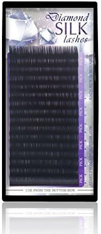 Mixed Length Diamond Silk Lash J B C curl Premium Silk Lash Eyelash Extension