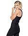 Delfin Spa Women's Heat Maximizing Neoprene Anti Cellulite Full Coverage Racerback Exercise Tank, Black, Medium