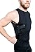 GrayStone Holster Tank Top Shirt Concealed Carry Clothing For Men - Easy Reach Gun Concealment Compression CCW Vest Tactical Clothes, Black, Large