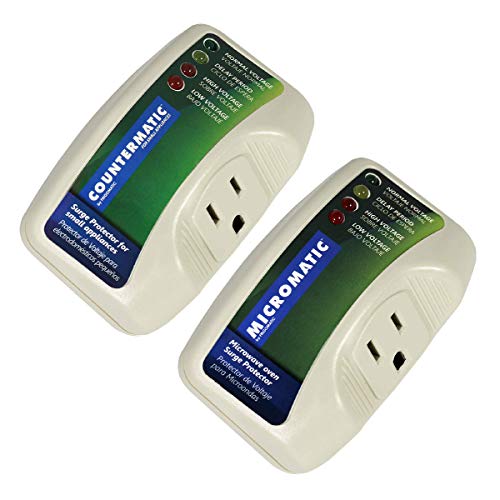 Two Electronic Surge Protector Combo Micromatic for Microwaves and