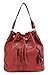 Scarleton Purses and Handbags, Drawstring Bucket Bag, Hobo Bags for Women, Crossbody Bag, Multi Pocket Shoulder Bag, H107810 - Red