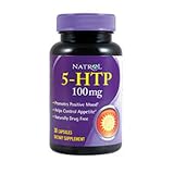 Natrol 5-HTP 100mg, 30 Capsules (Pack of 2)
