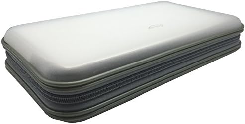 BEYLEG 80 Capacity Dics CD/VCD/DVD Case Storage Organizer Wallet Holder Album Box (Clear)