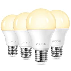 OREiN A19 LED Light Bulb, Enclosed Fixture
