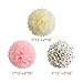 Bridal Shower Decorations Love Balloons Rose gold Tissue Paper Pom Poms Flowers Tassel Paper Garland Pink And Gold Party Supplies Kit