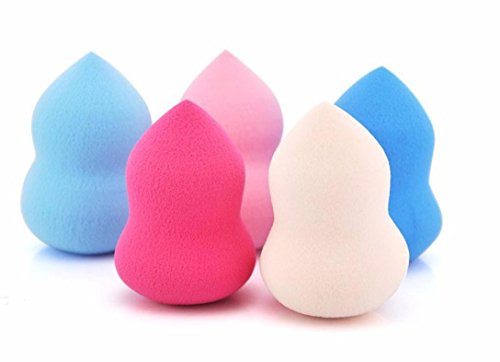 Leewa Pack of 9 - Pro Beauty Flawless Makeup Blender Foundation Puff Multi Shape Sponges