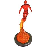 Diamond Select Toys Marvel Premier Collection: Human Torch Statue, Multicolor