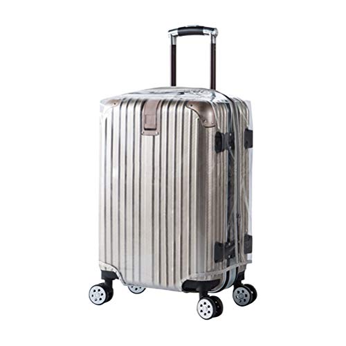 Transparent Clear PVC Suitcase Cover Protectors - Zipper Trolley Case Carry On Luggage Suitcase Case Covers 20 22 26 30 Inches besbomig