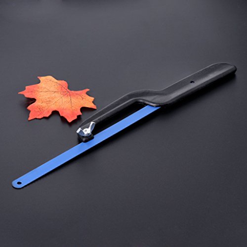 ULKEME 12 Inch Light Duty Close Quarter Hacksaw Black With Blade - Thumbnail 2
