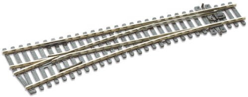 Peco HO Scale Code 100 Electrofrog #6 Left-Hand Turnout