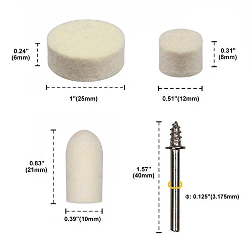 2 100Pcs+Polishing+Kicpot+Mandrel+Dremel