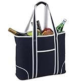 Picnic at Ascot Large Insulated Tote, Navy, Baby & Kids Zone