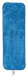 2 Microfiber Mop Pads Washable Commercial Quality, Replacement Refills for Velcro Style Flat Mops - Use Wet or Dry