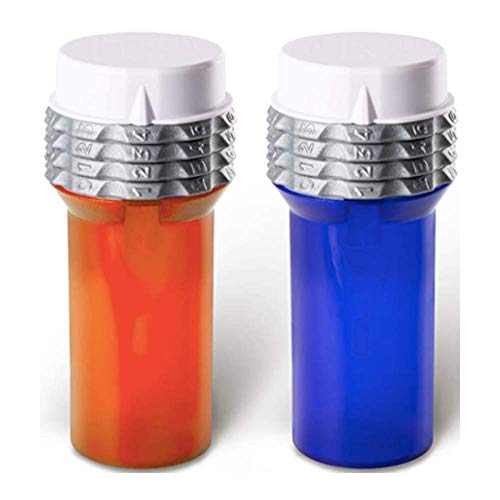 Safe Rx Large Locking Pill Bottle Combination Lock Secure