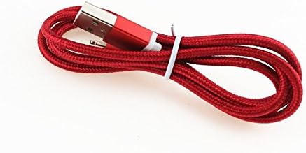 LEZI iphone Cable Lightning, 2PCS 4.92FT/1.5MExtra Long Nylon Braided Charging Cable Data, iphone Cable Charger Cable for iphone 7,iphone 7 plus, iPhone6, 6 Plus,6s Plus, iPhone 5, iPad(red)