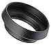 Fotasy 37mm Metal Curved Lens Hood, 37mm Lens Hood fits Olympus M.Zuiko Digital 17mm f2.8 Lens, 37mm Hood for Fuji Leica Leitz Panasonic Sony Lens, 37mm Screw-in Lens Hood