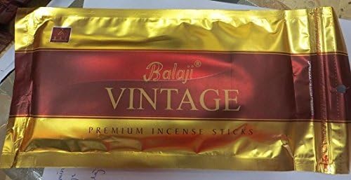 Agarbathi Fragrance 150g Pkts X 1 BALAJI VINTAGE Incense Stick