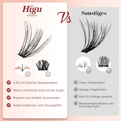 Higu clace 580 Pieces Eyelash Extensions 30-40-50-60-80-100D Curl Lash Extension Set Artificial Eyelashes for Eyelash Extension at Home DIY Eyelash Extensions for Beginners (10-18 mm)