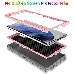 MXX Case Compatible with Galaxy S24 Ultra, 3-Layer
