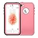 iPhone SE/5/5s Waterproof Case, iThrough iPhone SE Underwater Case, Dust Drop Snow Shock Proof, Heavy Duty Protective Carrying Case Cover for iPhone SE 5S 5(Pink)