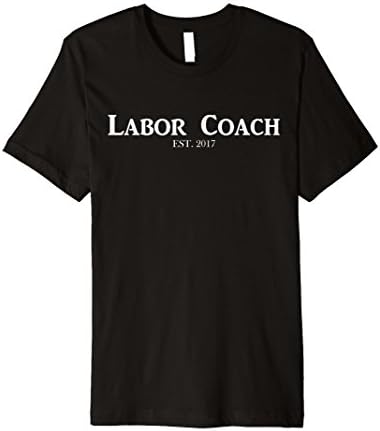 Men's Labor Coach Est. 2017 Medium Black